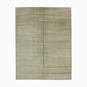 Beige Moroccan Hand Knotted Wool Decorative Rug