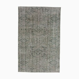 Beige Anatolian Antique Hand Knotted Wool Rug