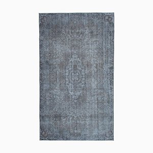 Grey Anatolian Antique Hand Knotted Wool Rug