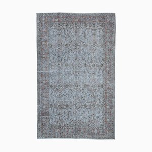 Grey Turkish Wool Handmade Overdyed Rug