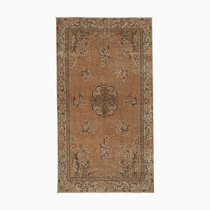 Tapis Vintage Fait Main Vert en Laine, Turquie