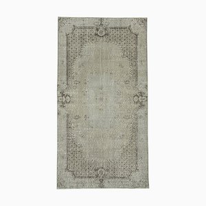 Petit Tapis Vintage en Lait Retraité Gris