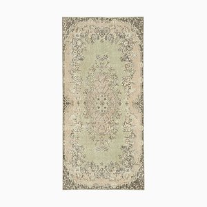 Beige Decorative Handmade Wool Overdyed Rug