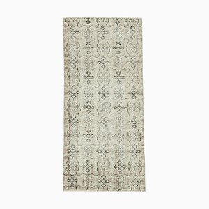 Beige Decorative Handmade Wool Overdyed Carpet