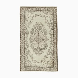 Tapis Décoratif Fait Main en Laine Beige