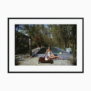 Slim Aarons, Cecily Godfrey Oversize C Print Framed in Black