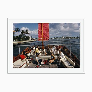 Slim Aarons, Cocktail Hour Oversize C Print Framed in White