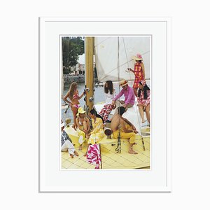 Slim Aarons, colorido estampado C de gran tamaño enmarcado en blanco