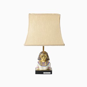 Porcelain Pharaoh Lamp by Edoardo Tasca, 1970s