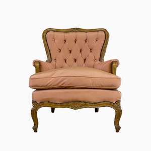 Neoclassical Walnut Armchair, 1930s