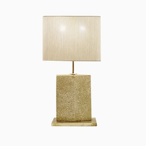 Large French Stone Table Lamp, 1960s