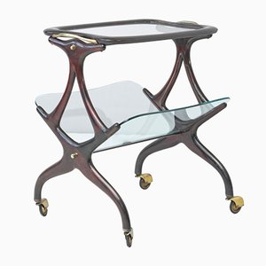 Serving Cart on Castors by Cesare Lacca for Cassina, 1950s