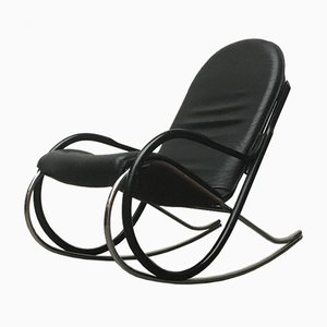 Sedia a dondolo Nonna vintage di Paul Tuttle per Strässle, Svizzera