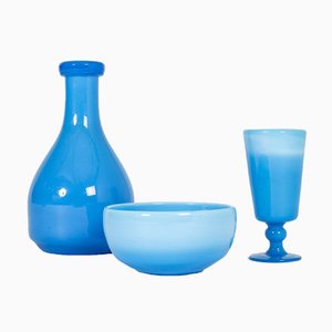 Vases en Verre par Erik Höglund, Set de 3