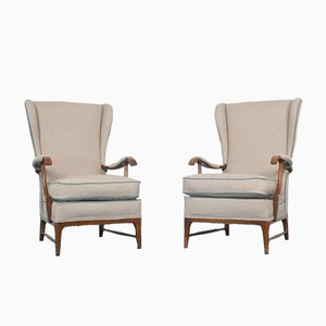 Armchairs by Paolo Buffa, 1950s, Set of 2