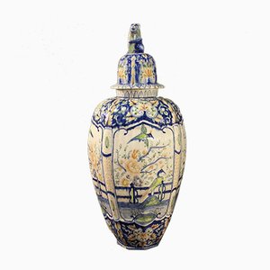 Italian Painted Ceramic Vase