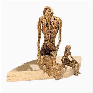 Escultura original Fero Carletti - Call - Metallic Sculpture - 2020