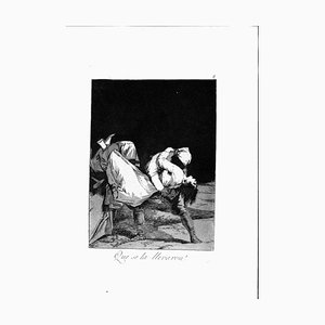 Francisco Goya - Chi l'ha portata - Acquaforte originale - 1799
