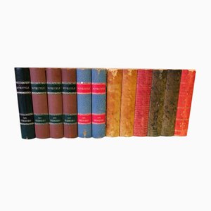 Antike dekorative Bücher, 2er Set