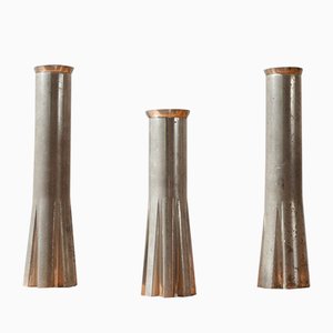 Candelabros franceses Mid-Century en forma de cohete. Juego de 3