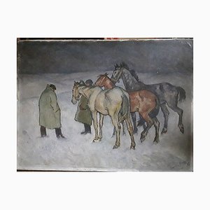 Harold Bengen, Horse Trading, 1929, Painting