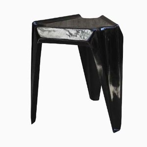 Black Vintage Plastic Table by Helmut Bätzner for Bofinger, 1960s