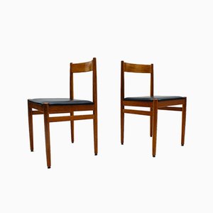 Teak Dining Chairs from Lübke, 1960s, Set of 2