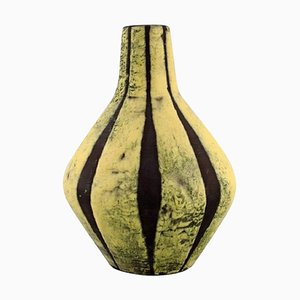 European Studio Ceramics. Vase Sculptural en Céramique Émaillée, 1960s