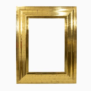 Specchio da parete Regency in stile oro di Deknudt, 1978
