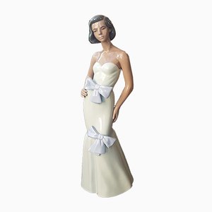Porzellan Figurine einer Frau von Nao Lladro, 1970er