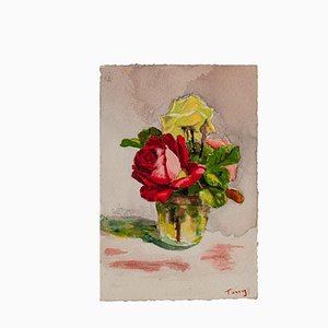 Unknown - Flowers - Original Drawing - Early 20th Century
