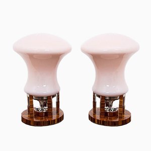 Art Deco Style Table Lamps, 1990s, Set of 2