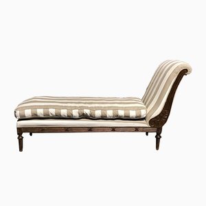 French Gilt Wood Chaise Lounge