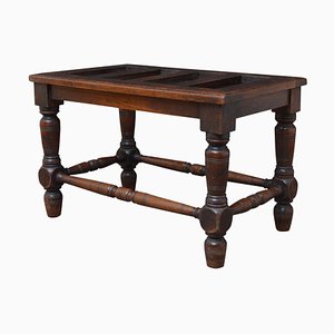 Antique Luggage Rack Hall Bench from James Shoolbred