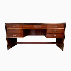 Rosewood Desk by Osvaldo Borsani for Arredamenti Borsani Varedo, 1940s
