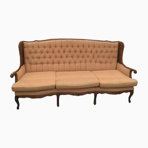 Italienisches Mid-Century Samtsofa im Stil von Paolo Buffa, 1950er