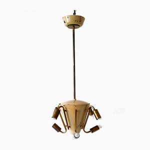 Eight-Armed Sputnik Chandelier or Pendant Lamp, 1950s