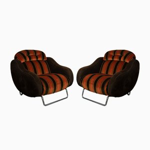 Space Age Lounge Chairs, 1970s, Set of 2