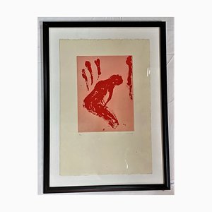 Victor Mira, Figurative Composition, 1980s, Engraving, Framed