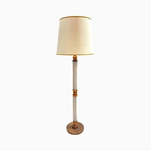 Lámpara de pie vintage de cristal de Murano