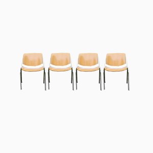 Model DSC Dining Chairs by Giancarlo Piretti for Castelli / Anonima Castelli, 1960s, Set of 4
