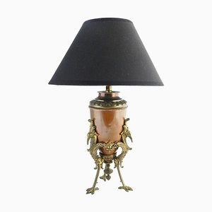 French Belle Époque Dragons Table Lamp, 1890s