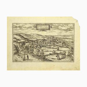 Franz Hogenberg - Vista de Blanmont - Grabado - finales del siglo XVI