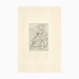 Gravure à l'Eau-Forte originale du Fabio Failla par Jean Ronfor Boubée - Début 20ème Siècle