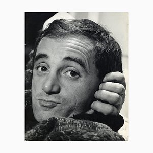 Inconnu - Charles Aznavour par Pietro Pascuttini - Photo Vintage - 1960s