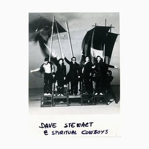 Unknown - Portrait of Dave Stewart and Spiritual Cowboys - Vintage Photo - 1990s