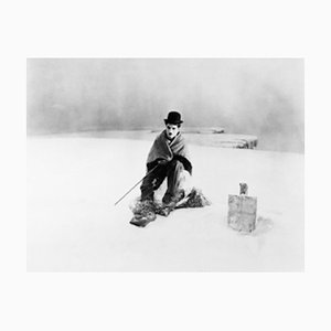 Stampa Charlie Chaplin Archival Pigment incorniciata in nero