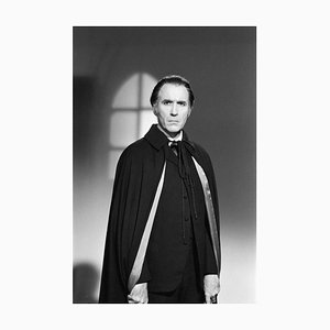 Christopher Lee Archival Pigment Print Framed in White by George Greenwell