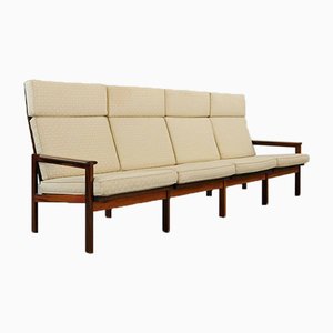 Capella 4-Sitzer Sofa mit Hoher Rückenlehne von Illum Wikkelsø für Niels Eilersen, 1960er