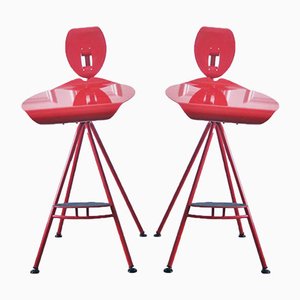 Set de Tabourets Miro par Carlo Forcolini pour Alias, 1989